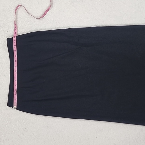 Vintage Gianni 100% Pure Wool Black Maxi Skirt - Picture 2 of 6